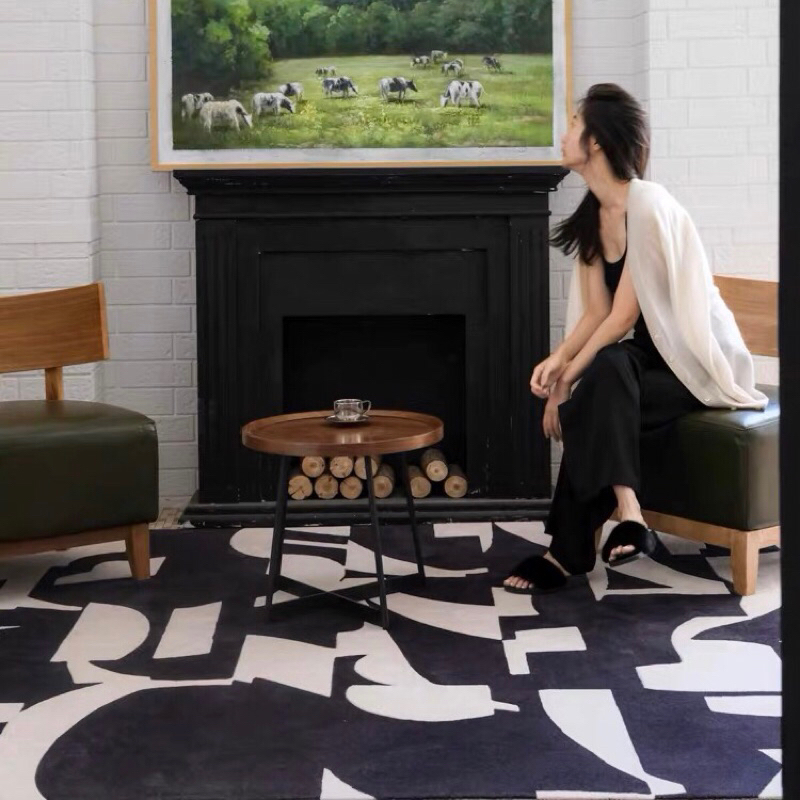 Thảm trải sàn Black Demzo cao cấp / Black Demzo Rug