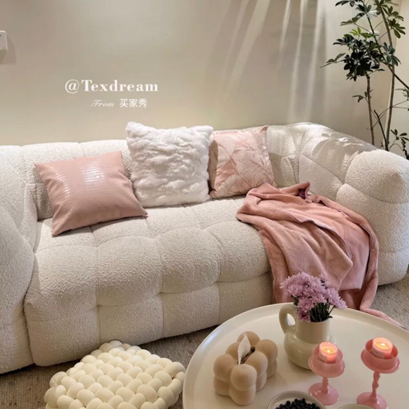 Bộ gối sofa Pink Rose cao cấp / Pink Rose Pillow