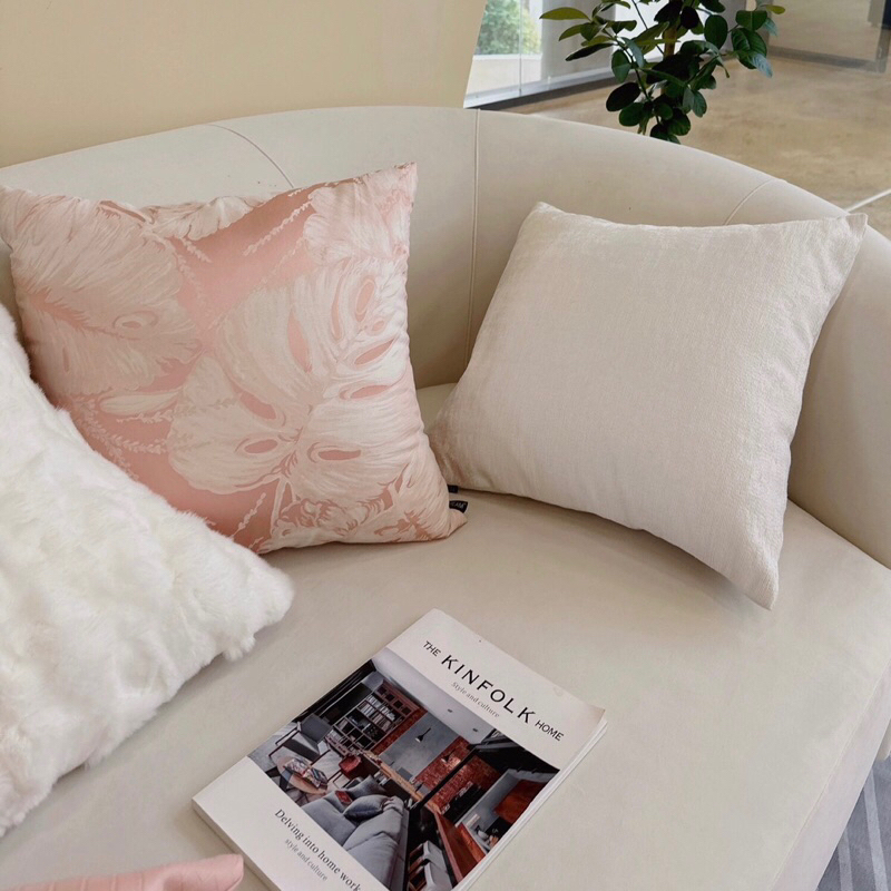 Bộ gối sofa Pink Rose cao cấp / Pink Rose Pillow