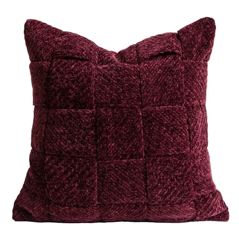 Bộ gối sofa Red Velvet cao cấp / Red Velvet Pillow