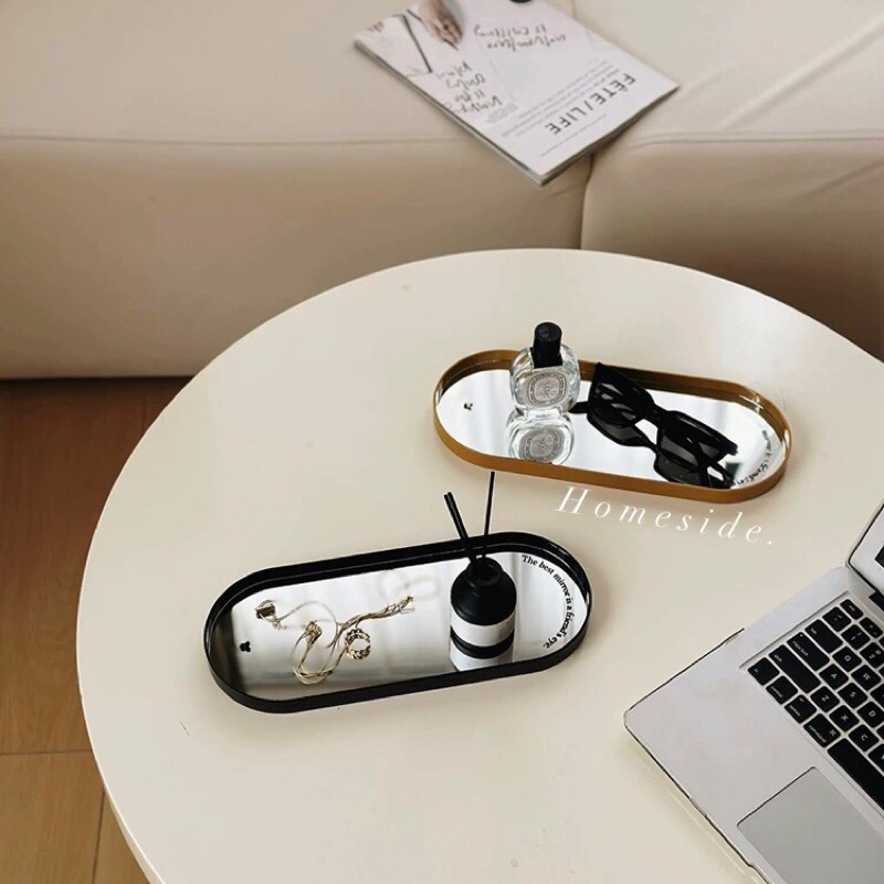 Khay gương dài decor KEEP SMILE nhập khẩu cao cấp | KEEP SMILE Mirror