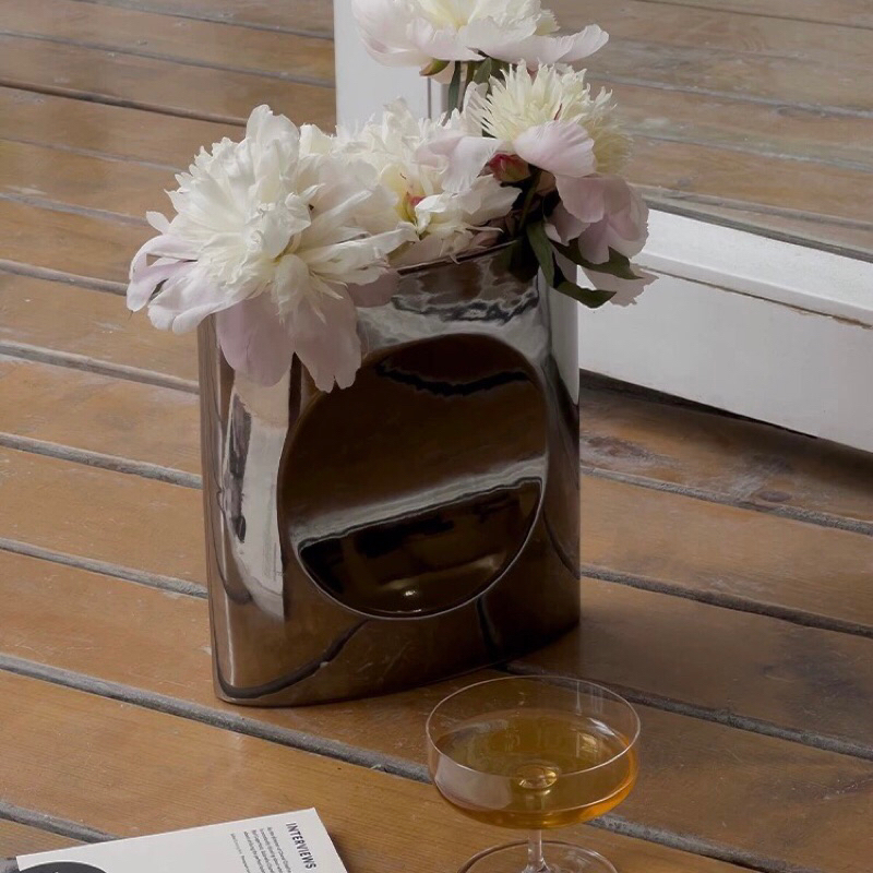 Bình hoa mạ gương CANA nhập khẩu cao cấp / CANA Vase