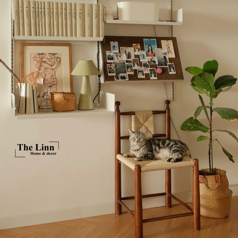 Ghế gỗ EBONI dây đan nhập khẩu cao cấp / EBONI Chair