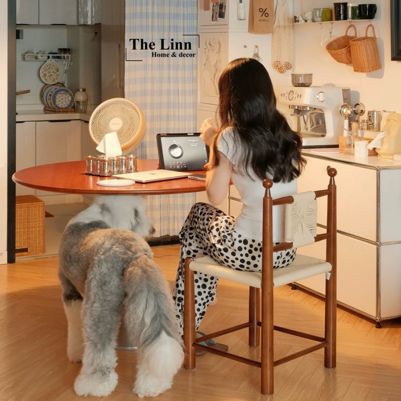 Ghế gỗ EBONI dây đan nhập khẩu cao cấp / EBONI Chair