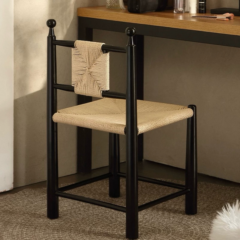 Ghế gỗ EBONI dây đan nhập khẩu cao cấp / EBONI Chair