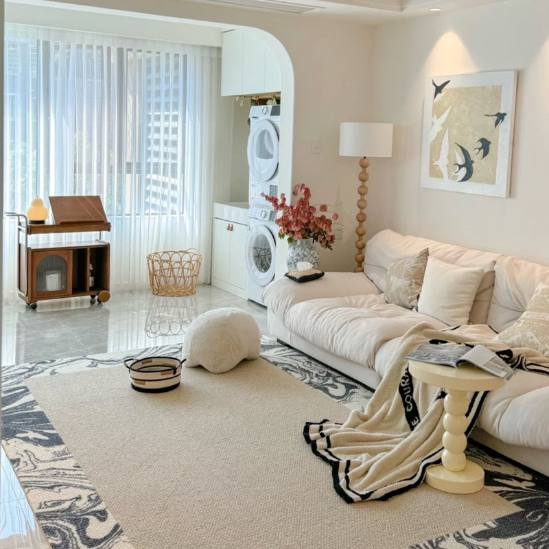 Thảm trải sàn chữ nhật và tròn Qushui nhập khẩu cao cấp / Qushui Rug