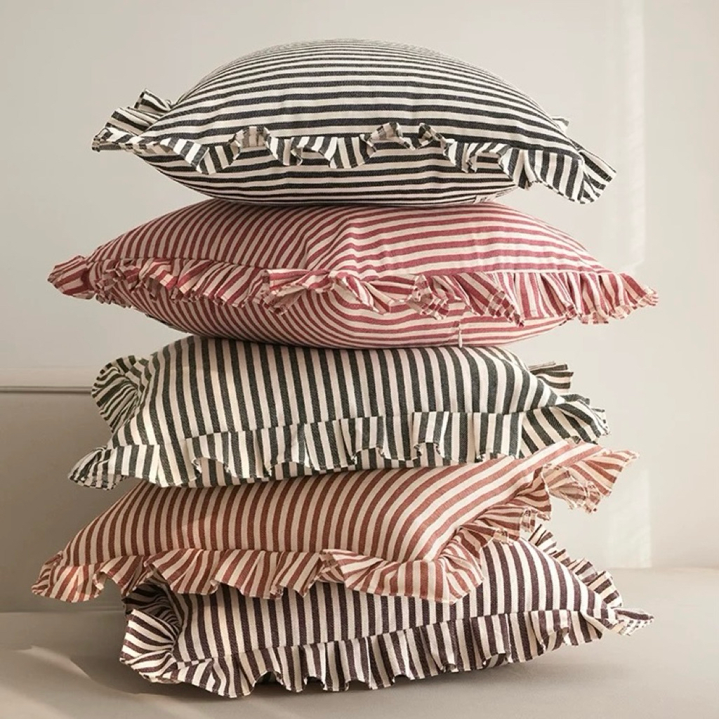Bộ gối decor Striped Candy nhập khẩu cao cấp / Striped Candy Pillow