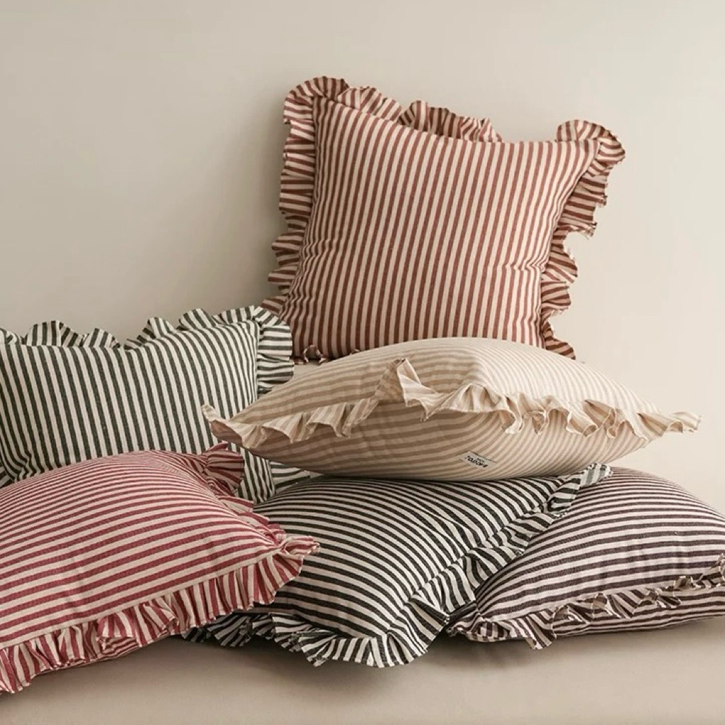 Bộ gối decor Striped Candy nhập khẩu cao cấp / Striped Candy Pillow