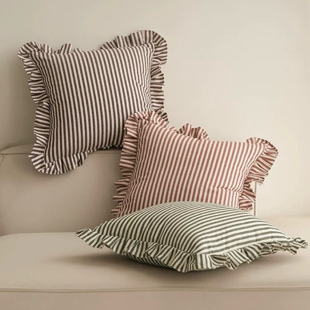 Bộ gối decor Striped Candy nhập khẩu cao cấp / Striped Candy Pillow
