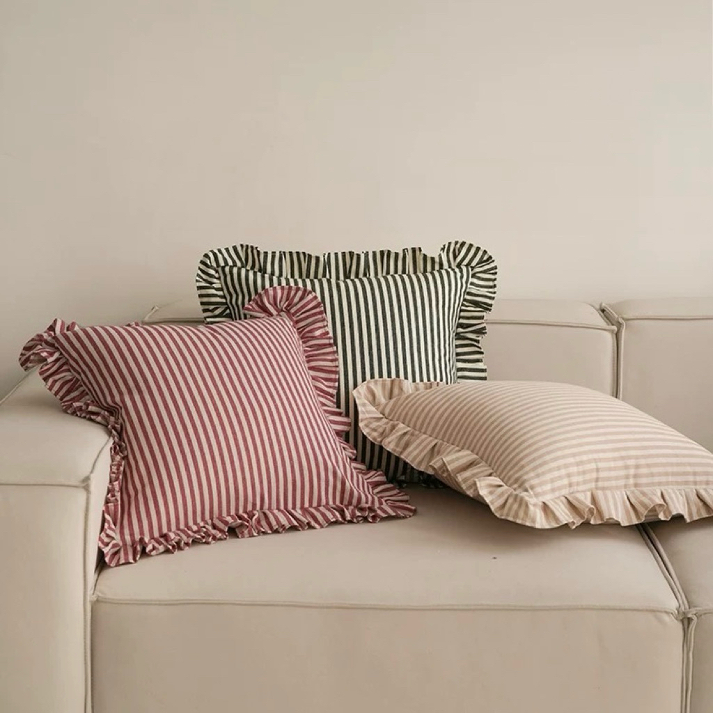 Bộ gối decor Striped Candy nhập khẩu cao cấp / Striped Candy Pillow