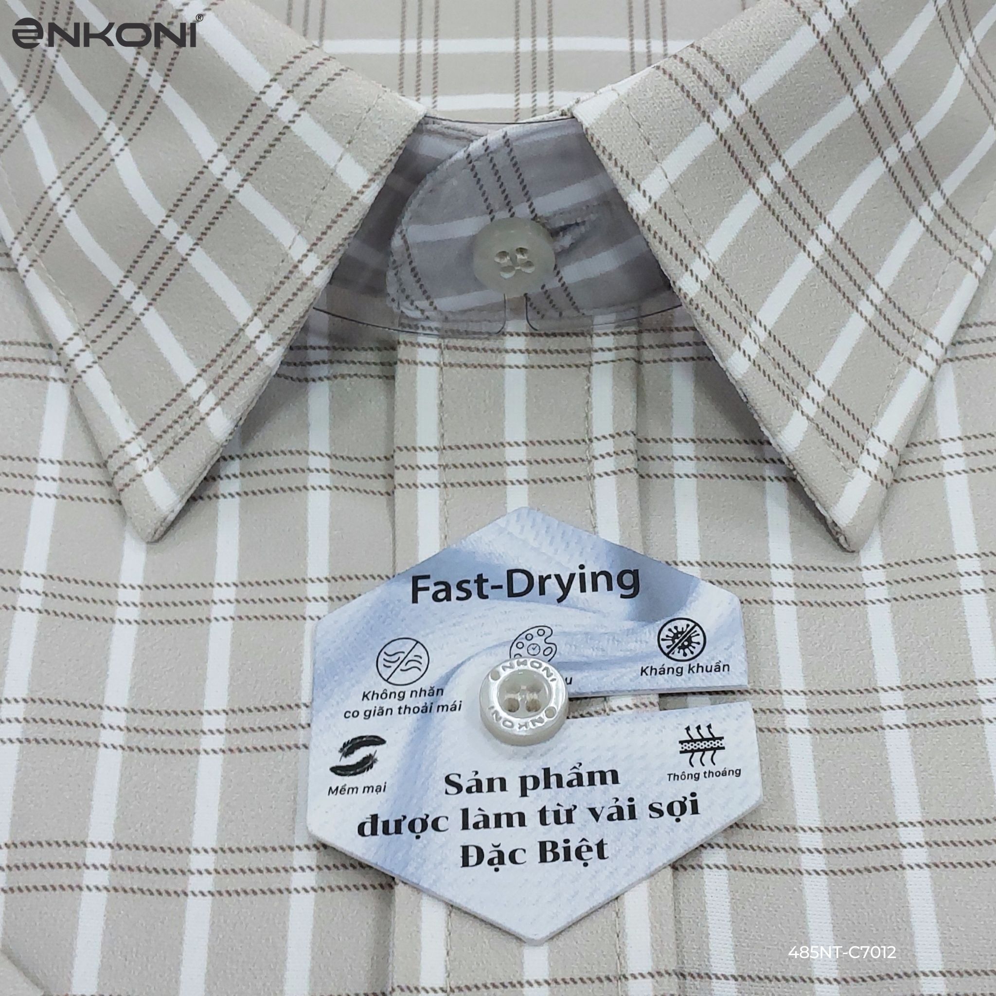 ao so mi nhanh kho enkoni c7012