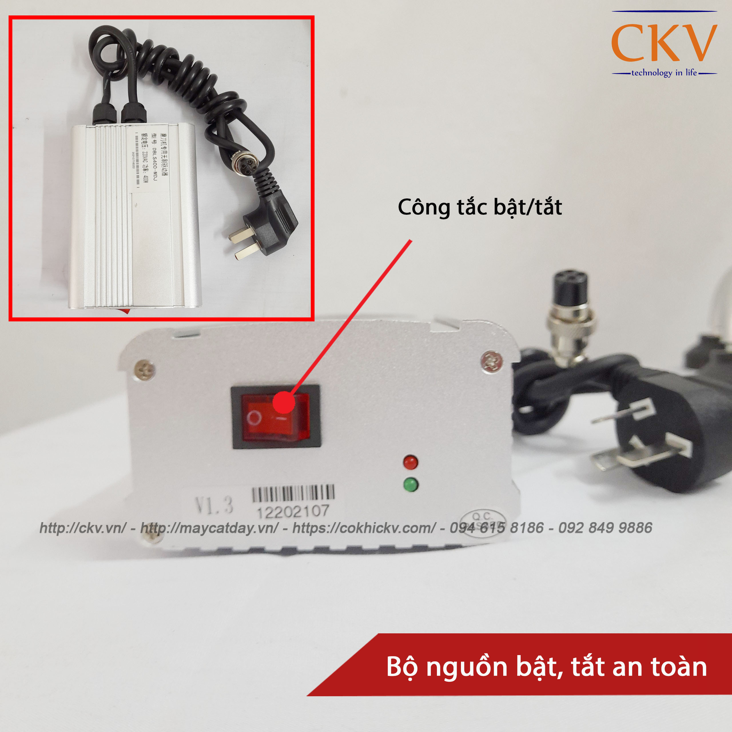 Kết nối bộ nguồn an toàn