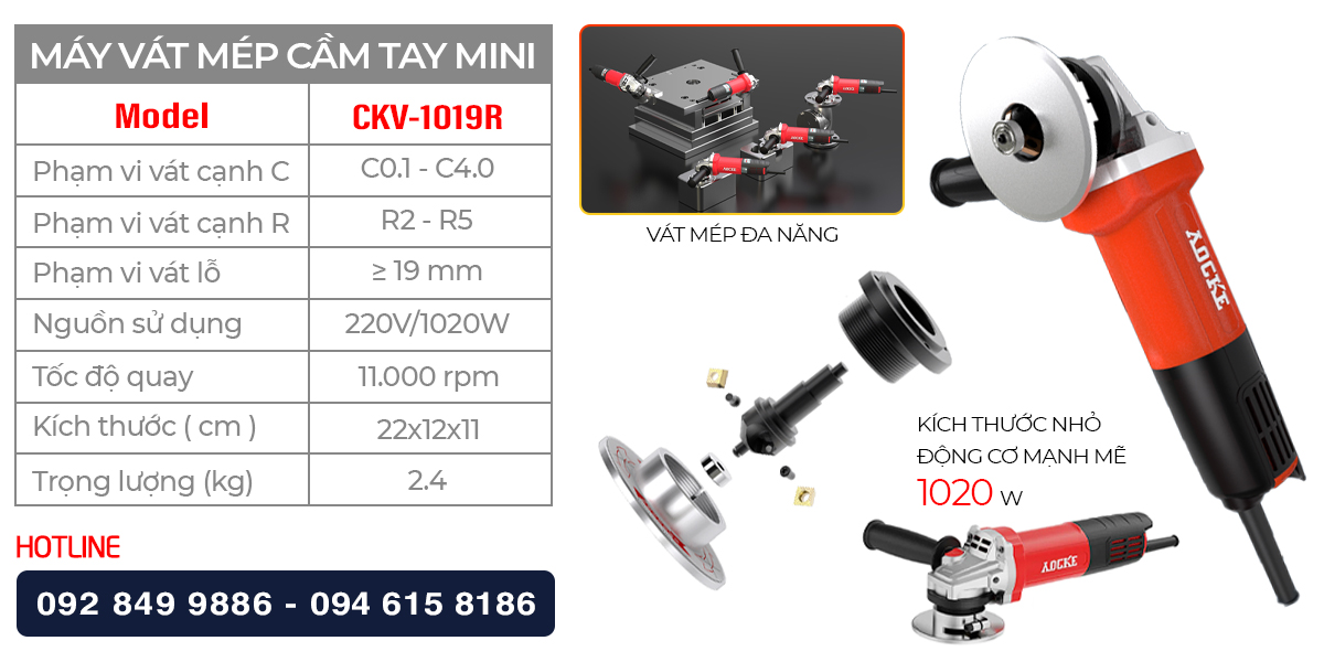 Ngoại quan & thông số kỹ thuật của CKV-1019R