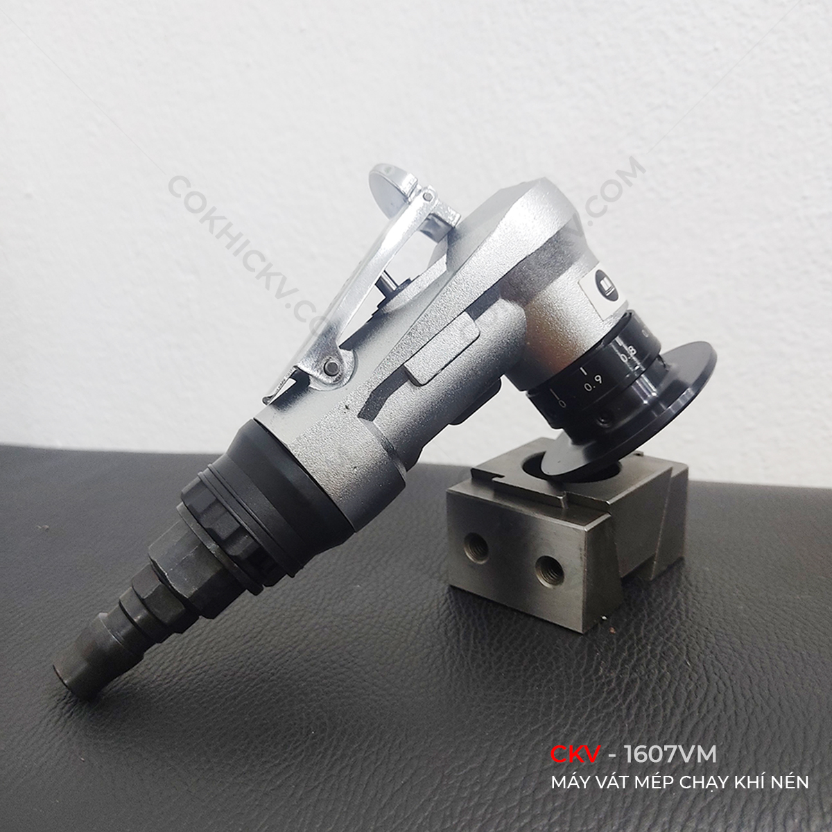 Máy vát mép CKV-1607VM cầm tay chạy khí nén