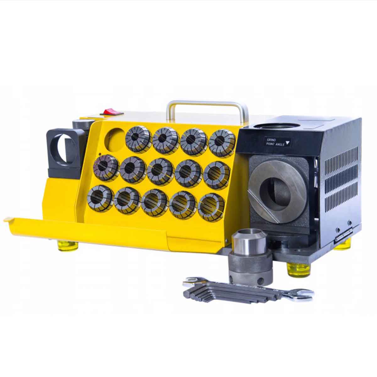 CKV-26A có thể mài những loại mũi khoan lớn