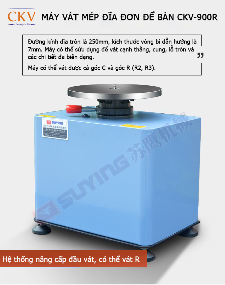 Máy vát mép ống để bàn