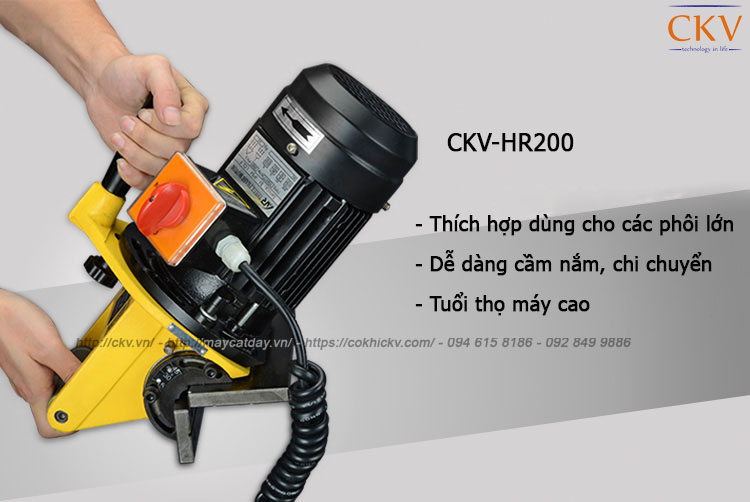 Máy vát mép điện cầm tay CKV-HR200