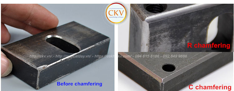 Máy vát mép thép tấm bảo hành chính hãng