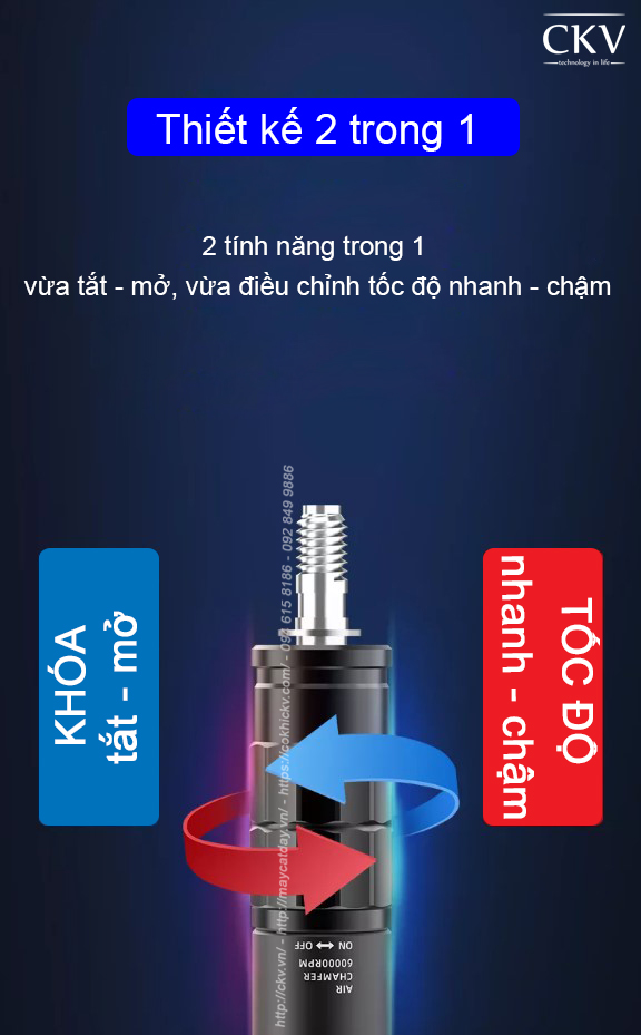 Thao tác tích hợp 2 trong 1 hiệu quả