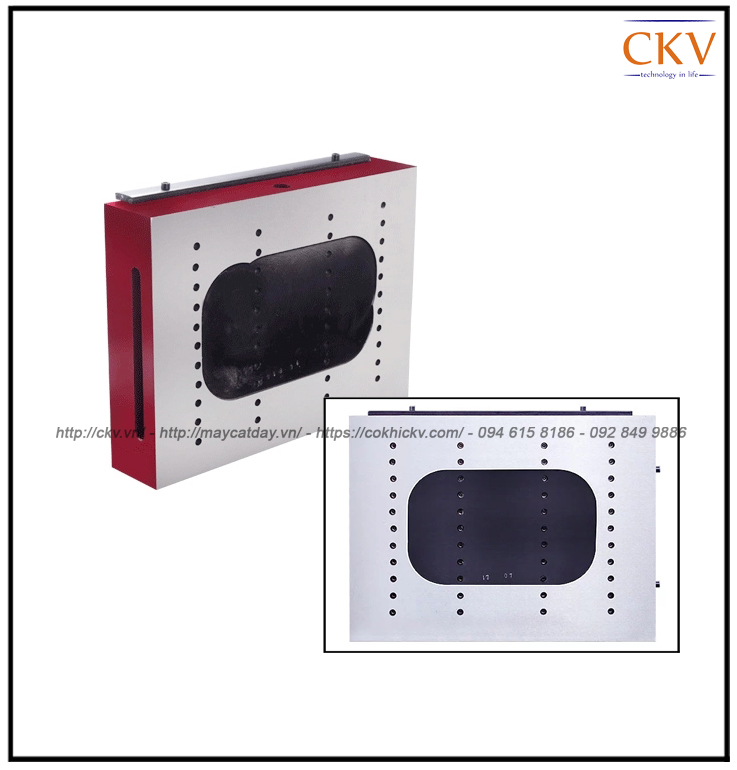 Các ô vuông từ được cố định chắc chắn bên trong bàn từ cơ