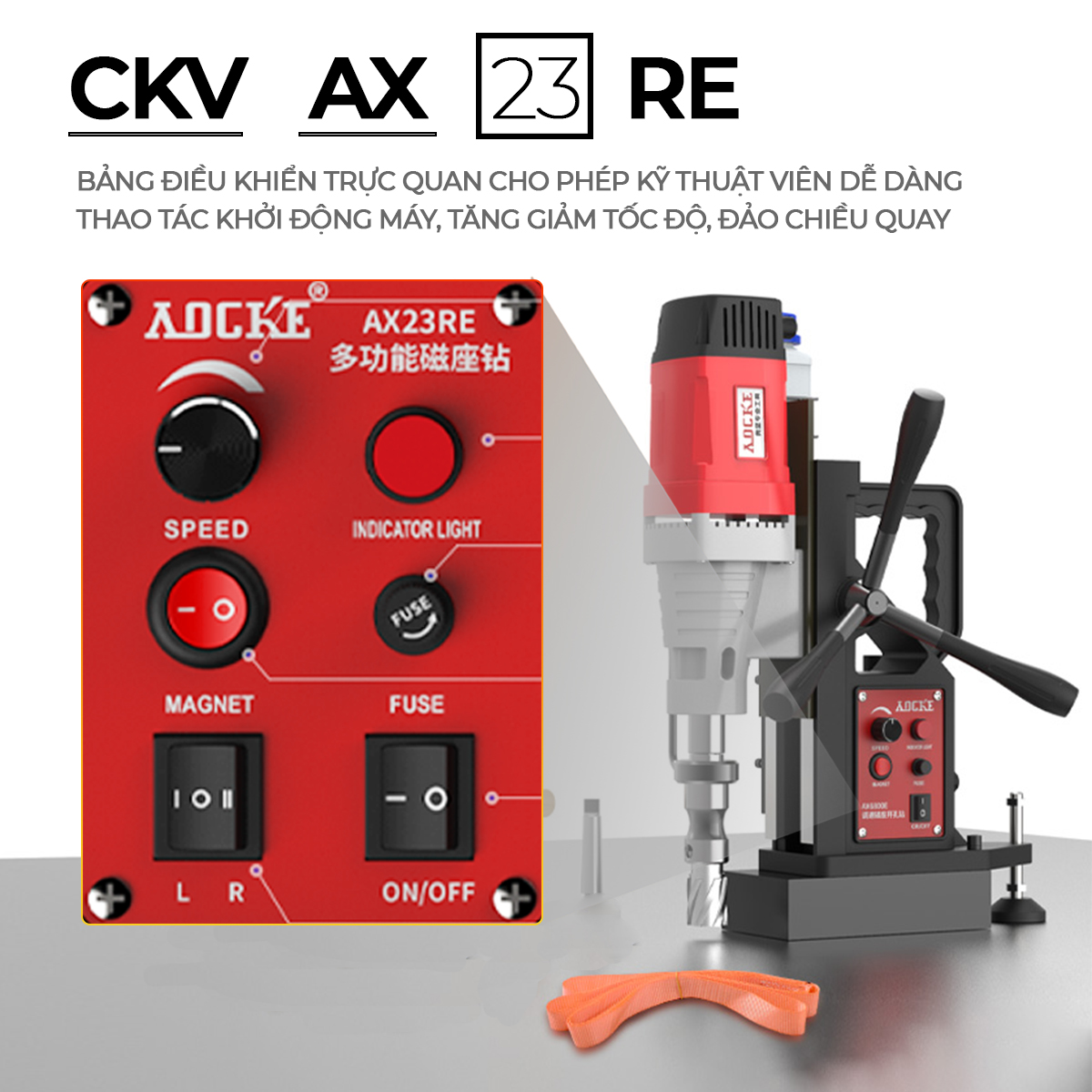 Bảng điều khiển trực quan của CKV-AX23RE