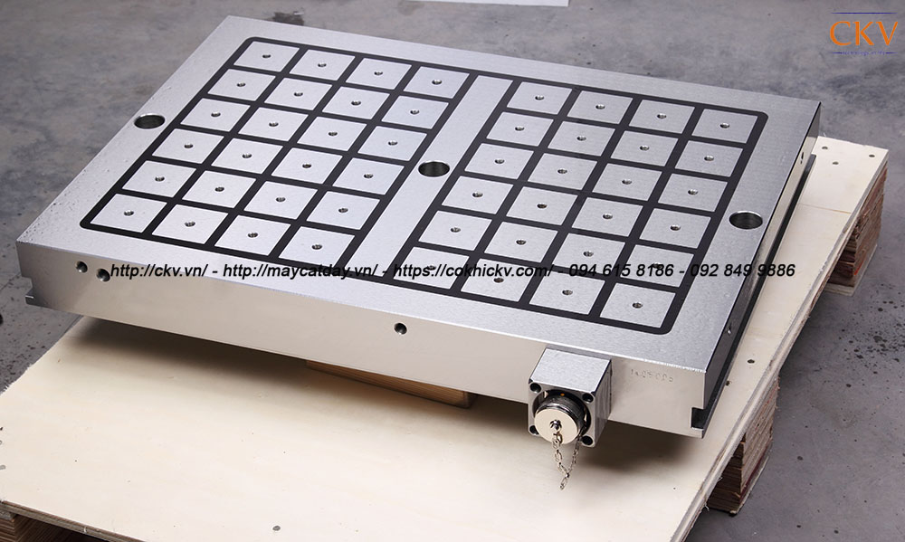 Bàn từ hút phôi cho máy phay bằng nam châm điện