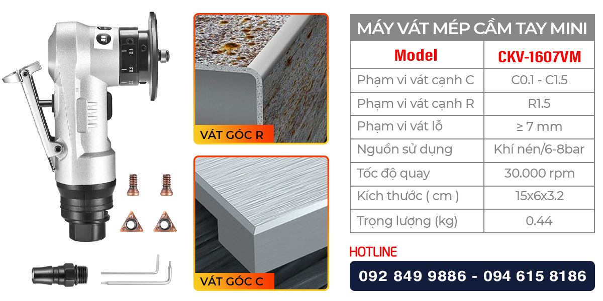 Ngoại quan & thông số kỹ thuật của CKV-1607VM
