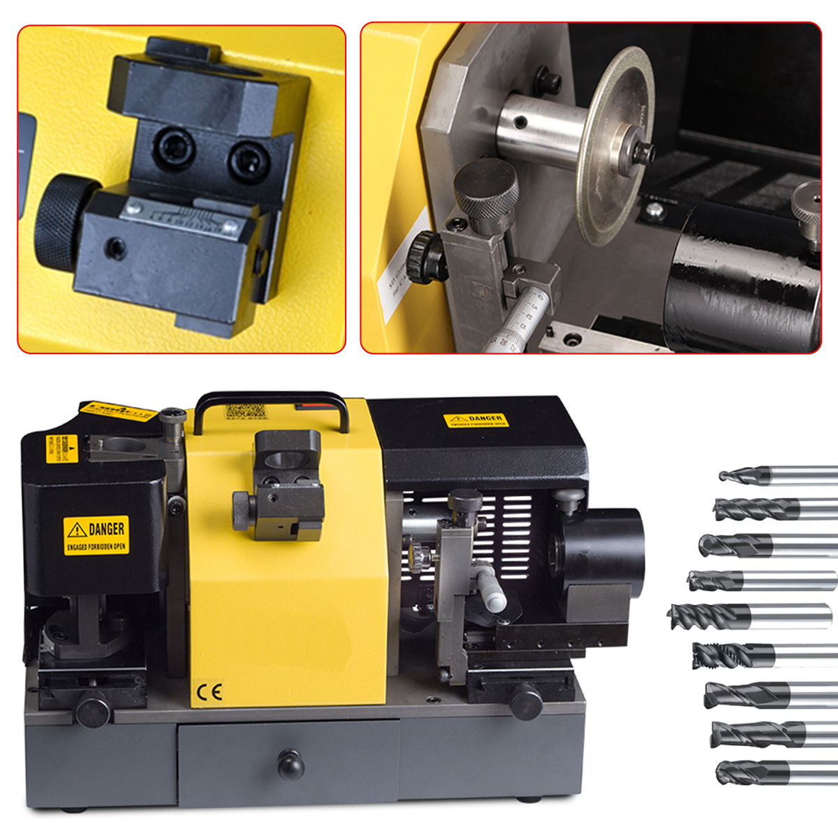 Lấy cữ dao chính xác & điểu chỉnh góc trên máy mài máy