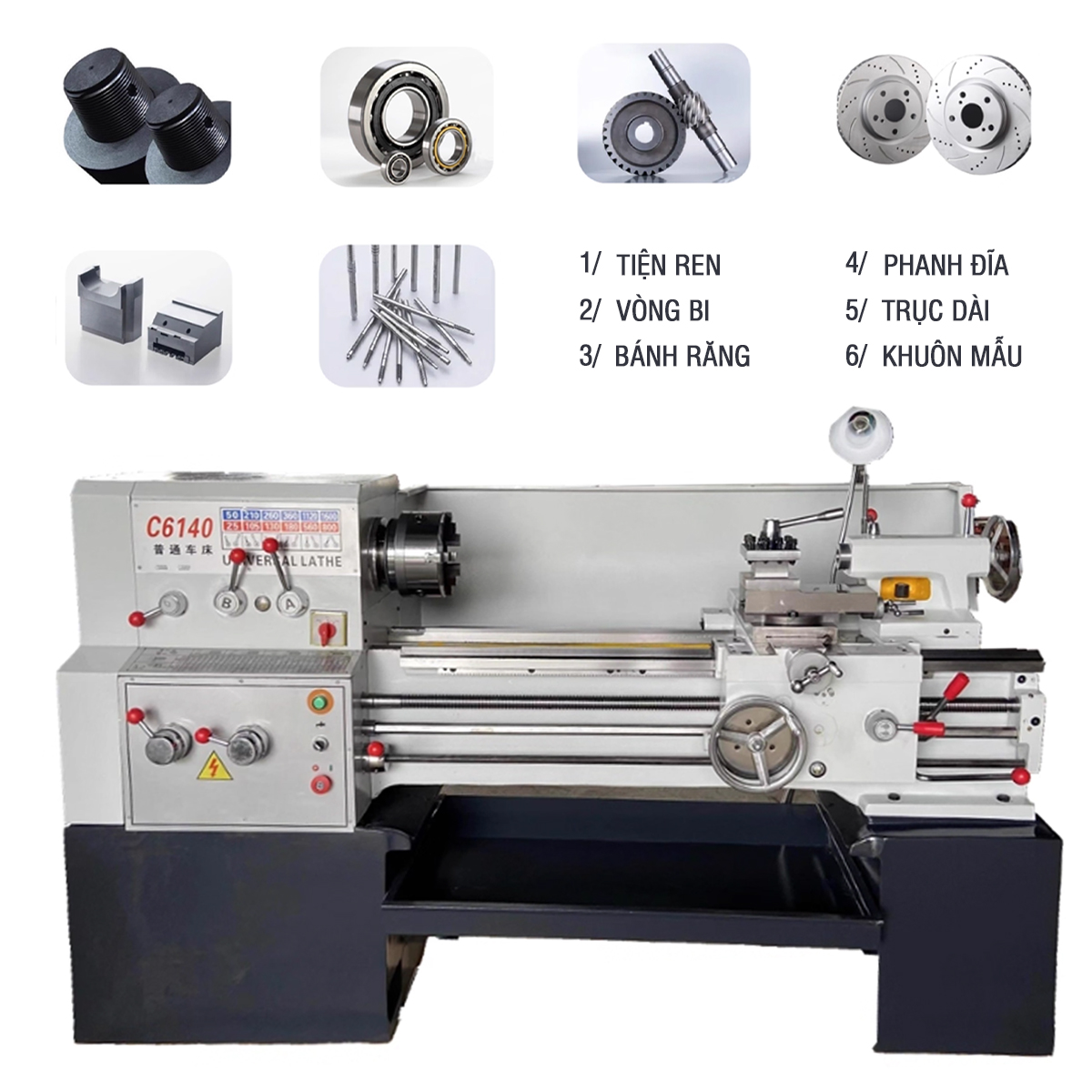 C6140 & một số ứng dụng trên sản phẩm
