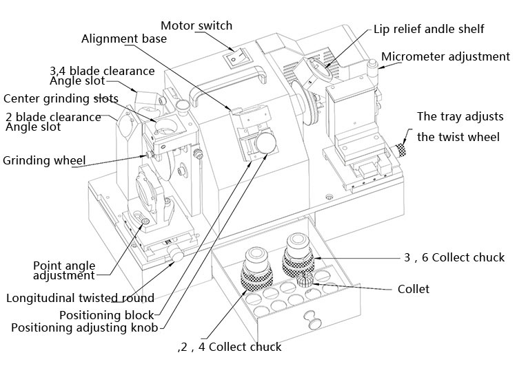 CKV-H6R - Cấu tại máy chi tiết