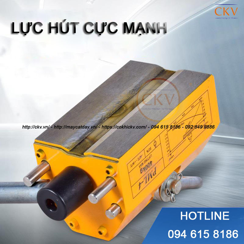 Nam châm từ hút cẩu tải trọng 5000kg an toàn tuyệt đối