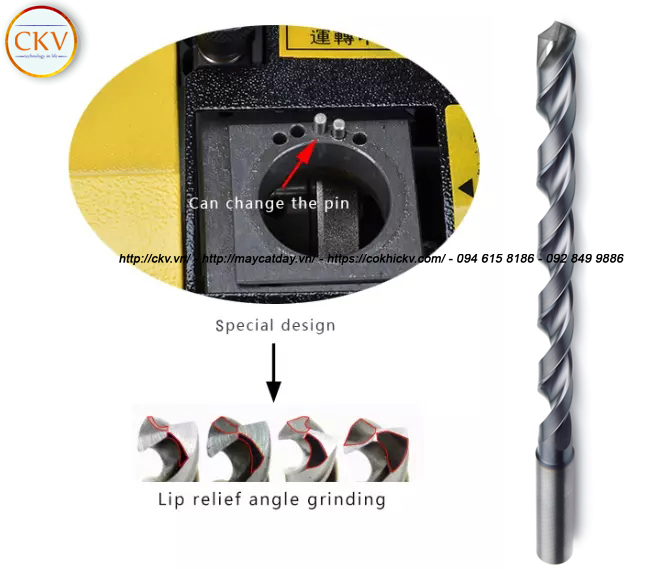 Bộ collet Máy mài mũi khoan MRCM MR-13C