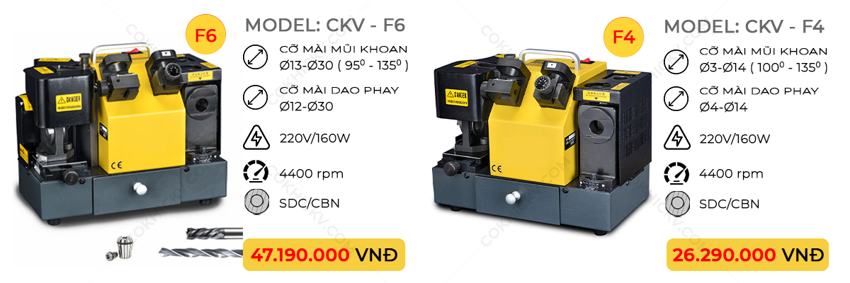 Báo giá & SS thông số kỹ thuật máy mài mũi khoan đa năng