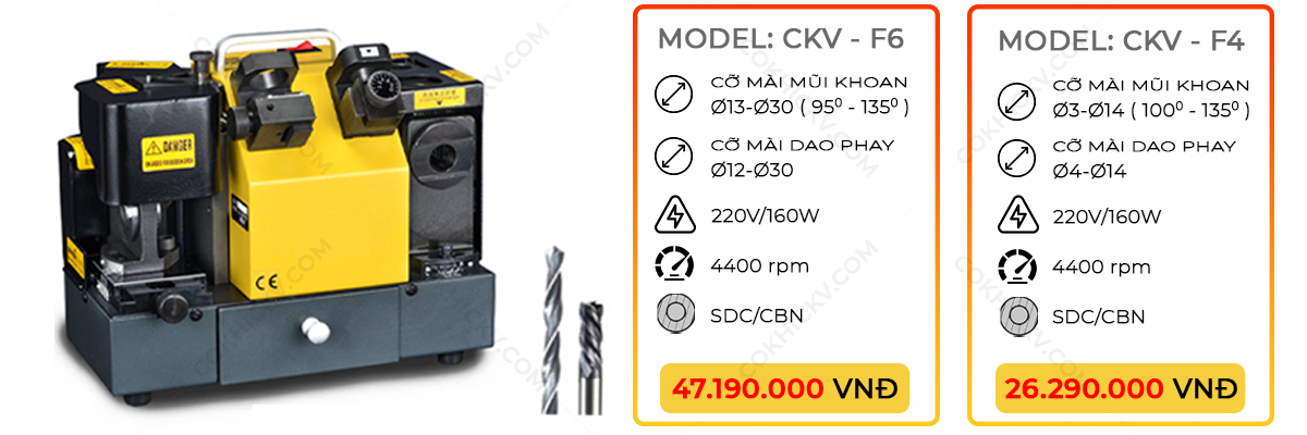 Báo giá máy mài dao phay ngón đa năng