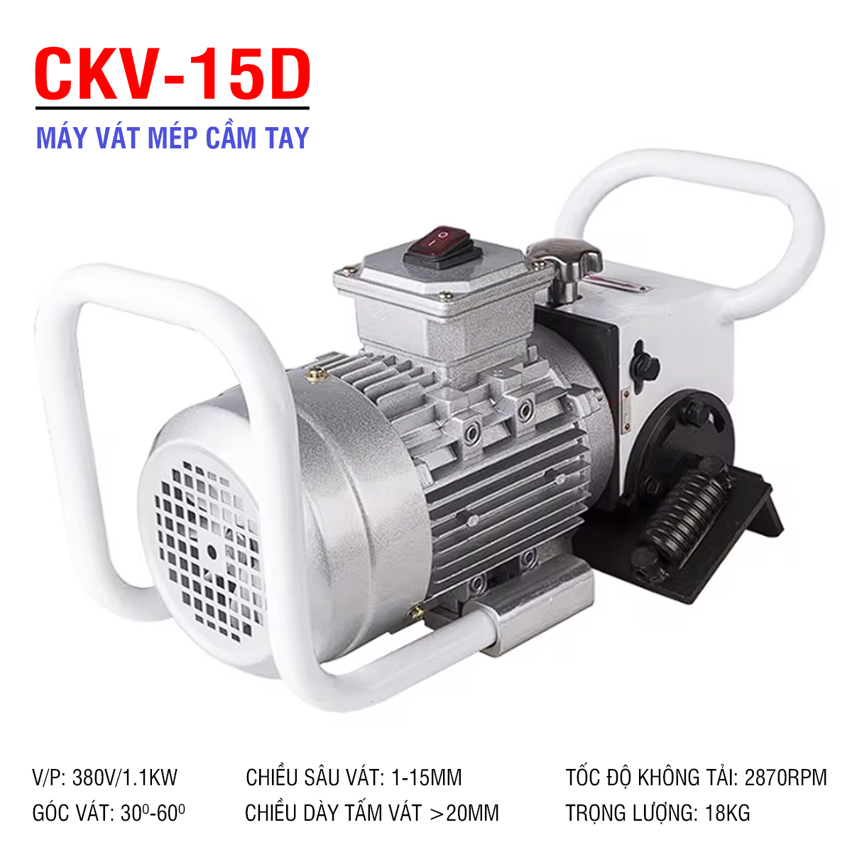 Ngoại quan của máy vát mép cầm tay CKV-15D
