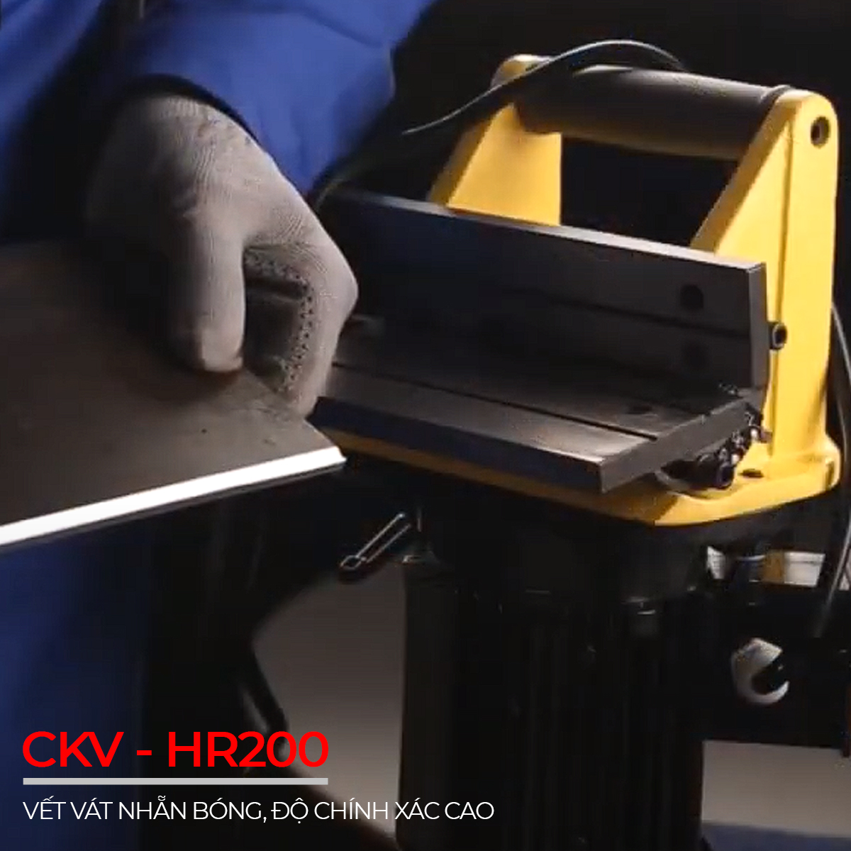 Máy vát mép điện cầm tay C0.1-C6.0 CKV-HR200 1