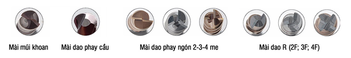 CKV-AE20 cho phép mài nhiều loại dao cụ