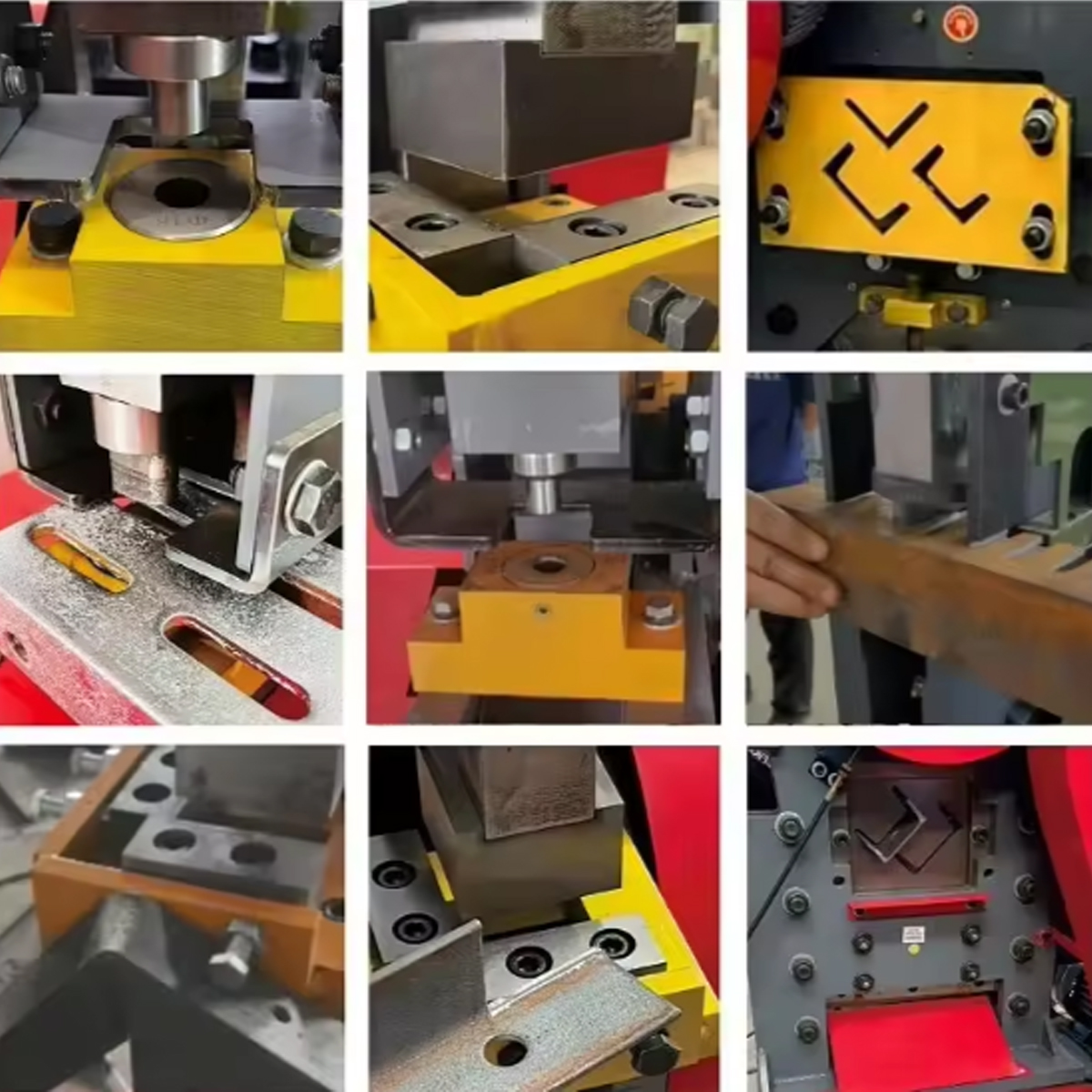 Một số chi tiết trên máy đột cắt liên hợp CKV-J12