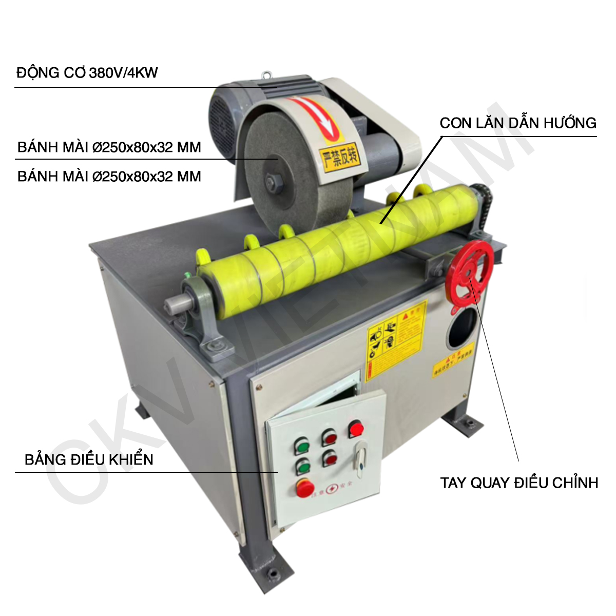 Một số chi tiết máy đánh bóng & chà nhám ống CKV-MTA120