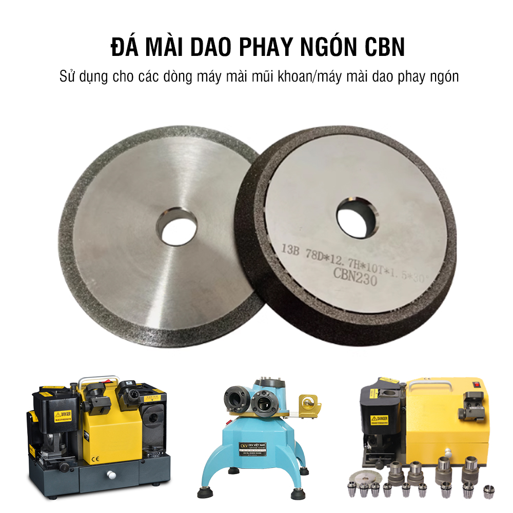 Đá mài dao phay ngón CBN