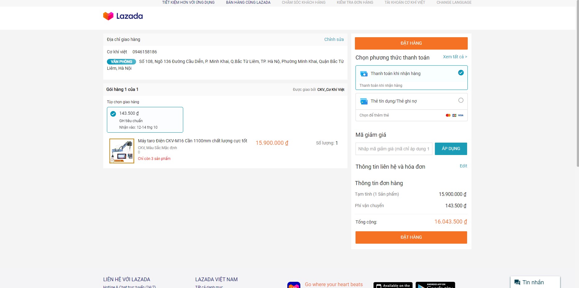 Đặt hàng máy taro chạy bằng điện tại Lazada chất lượng cao
