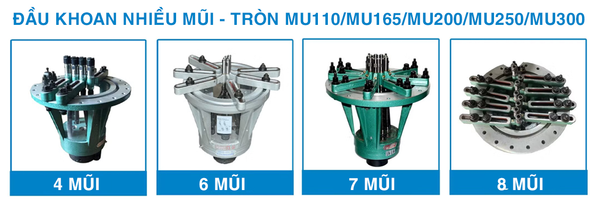 ĐẦU KHOAN NHIỀU MŨI DẠNG TRÒ