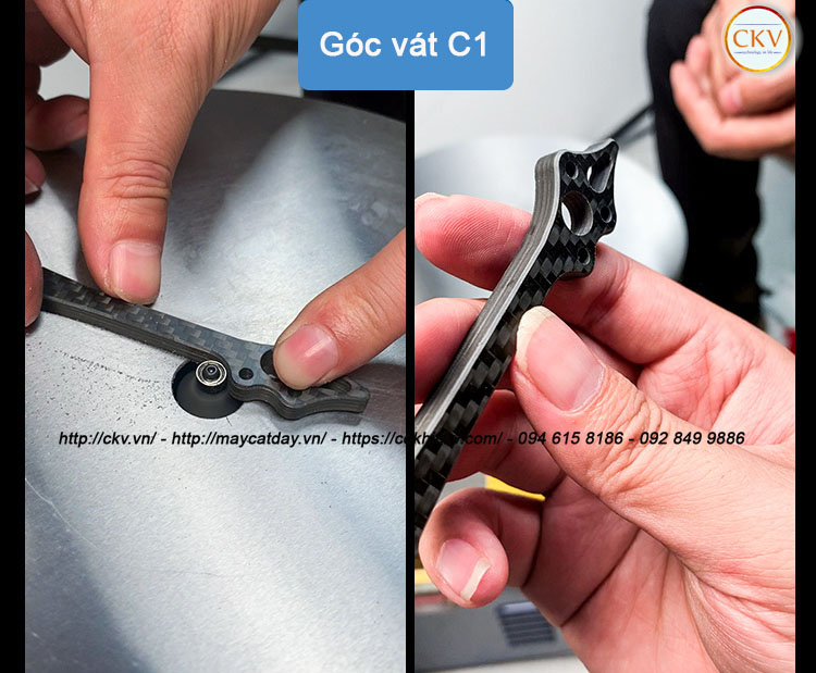 Máy GD-900R vát mép GD cho cung và lỗ tròn 1mm