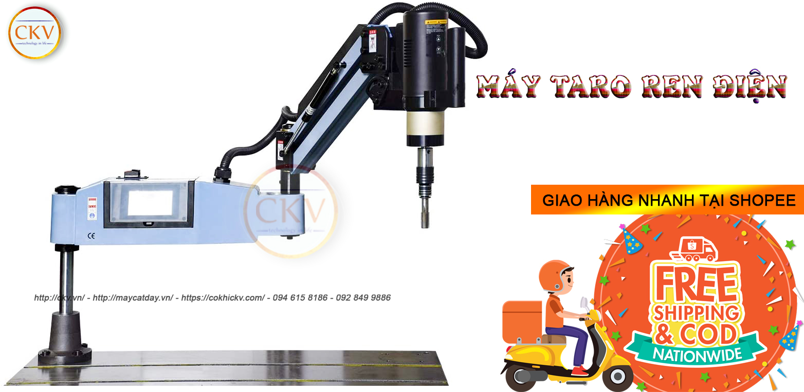 Máy taro ren điện tại Shopee giao hàng cực nhanh