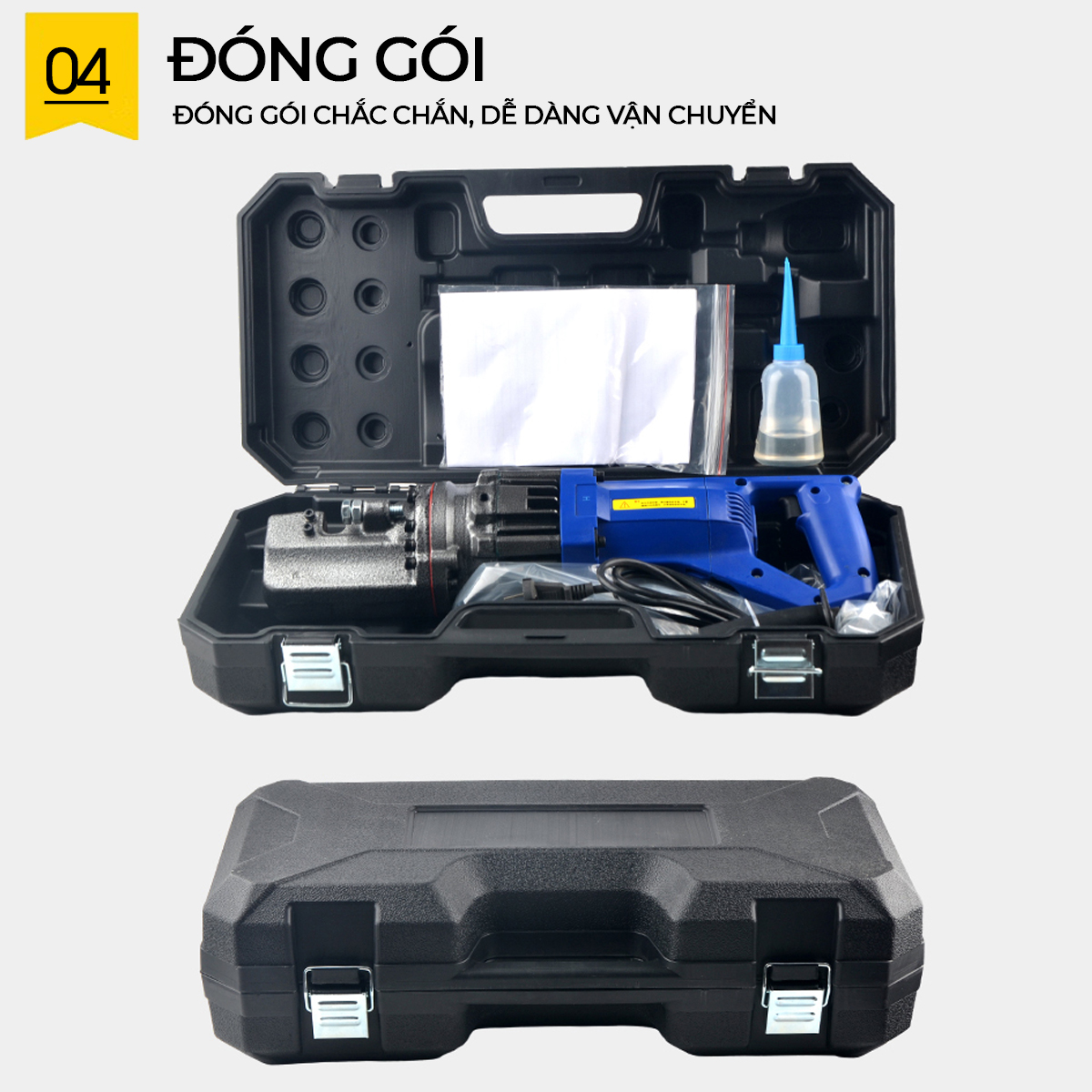 Máy cắt sắt thủy lực cầm tay CKV-JC16 D4-D16 4