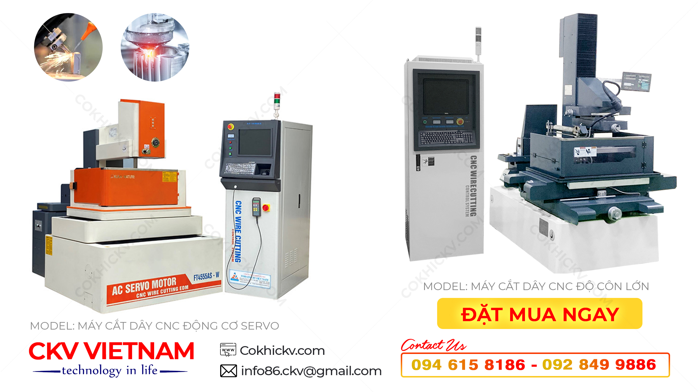 Máy cắt dây CNC EDM
