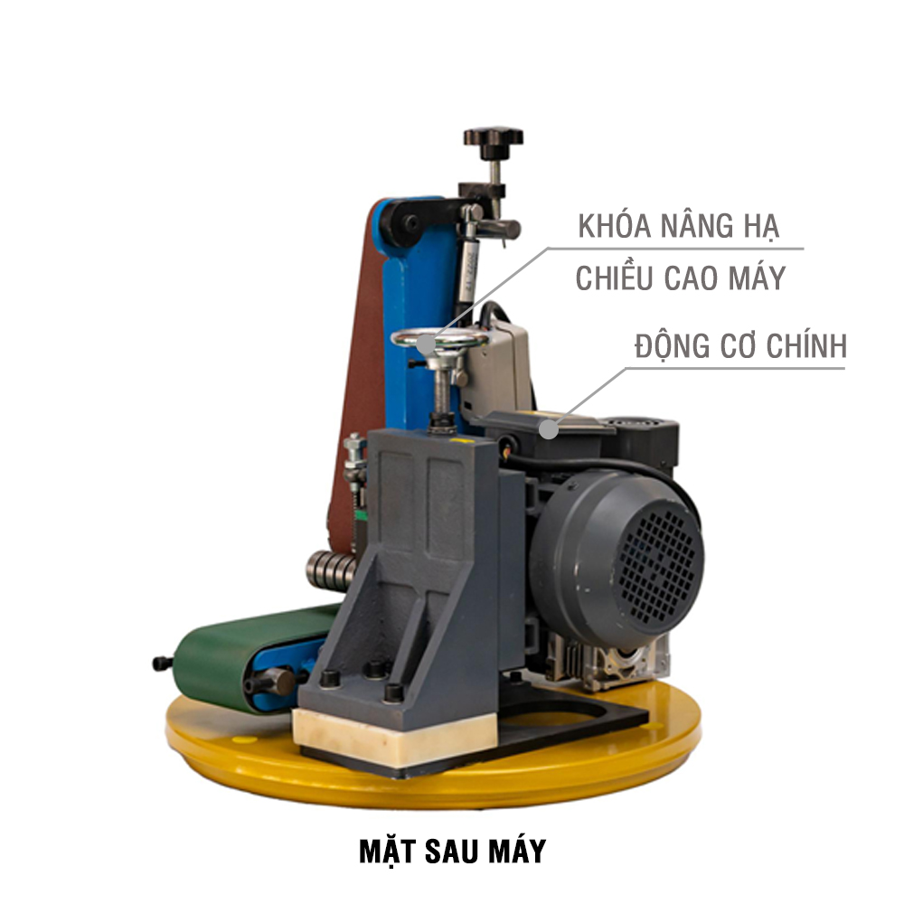 Cấu tạo sản phẩm máy chà nhám & đánh bóng CKV-915D - Mặt sau