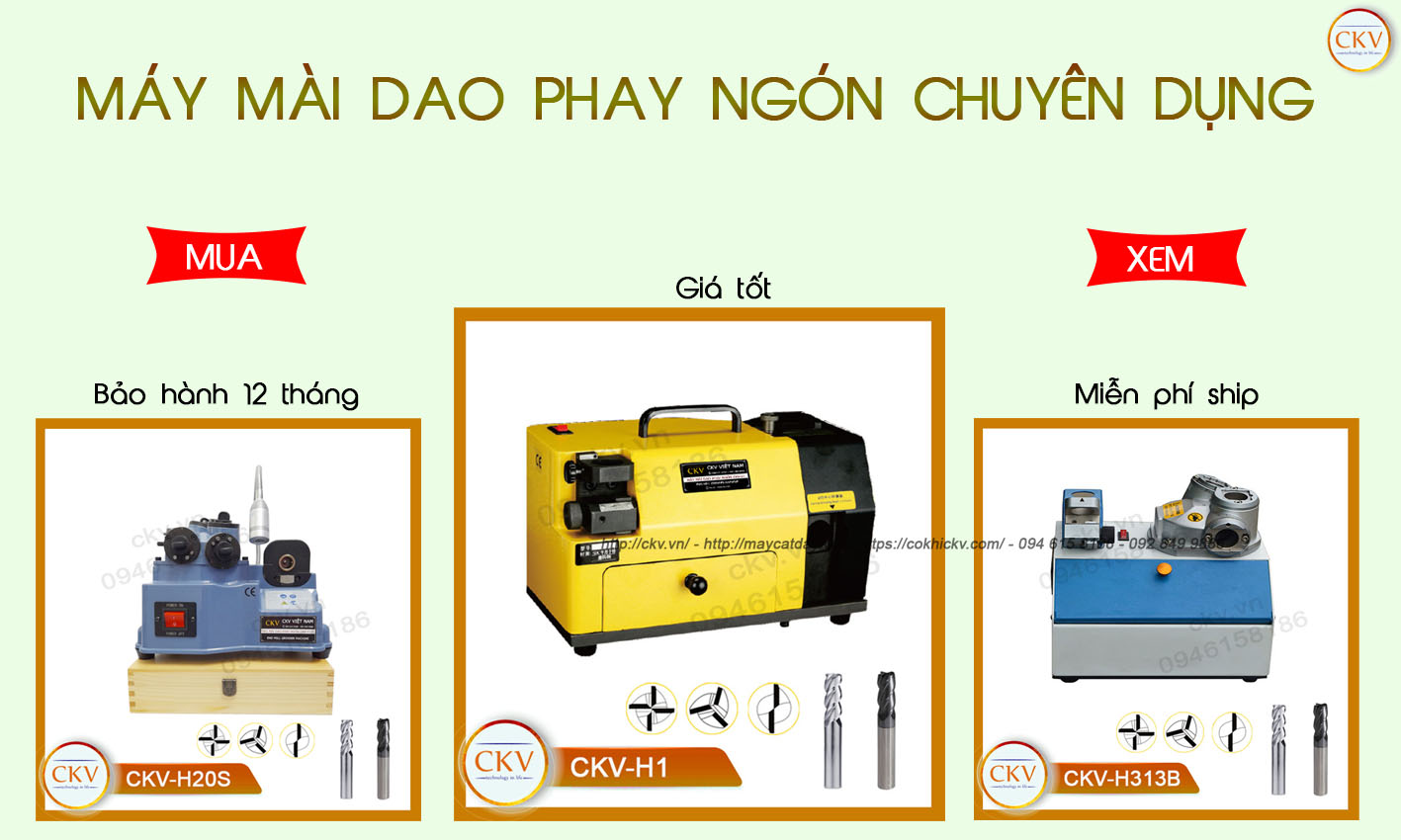 Máy mài dao phay chuyên dụng nhập khẩu uy tín