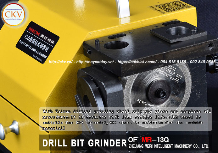 Xét cữ mài Máy mài mũi khoan bậc MRCM MR-13Q