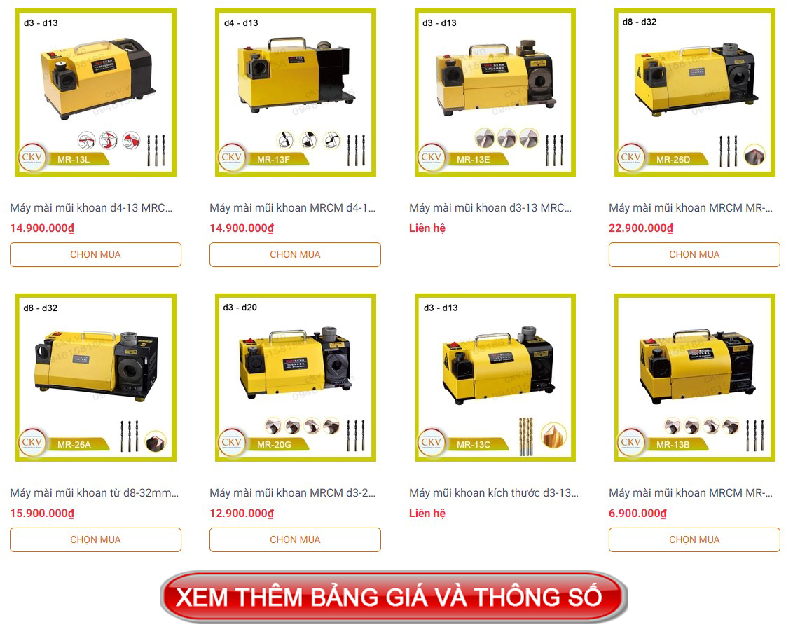 Máy mài mũi khoan chất lượng cao giá gốc